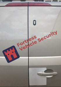 Ford Transit Custom Locks 4 Vans (L4V) External Shields / Repair Plates